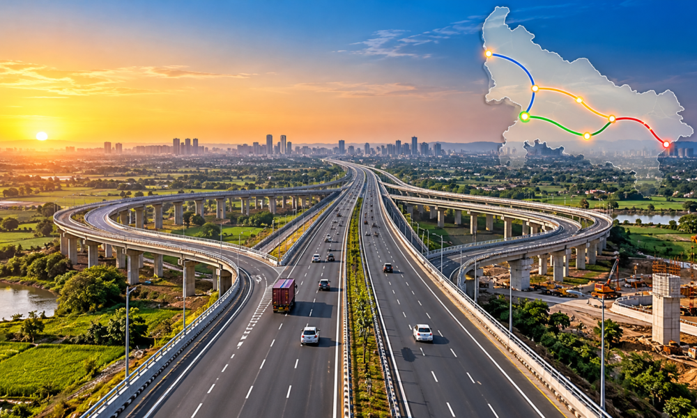 Uttar Pradesh Plans Four New Expressways Worth ₹29,000 Crore: Routes, Timeline and Impact