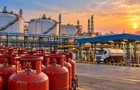 LPG cylinder storage and distribution infrastructure in India