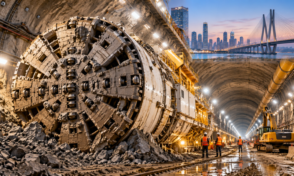 Mumbai Tunnel Project Crosses 1-Km Excavation Milestone